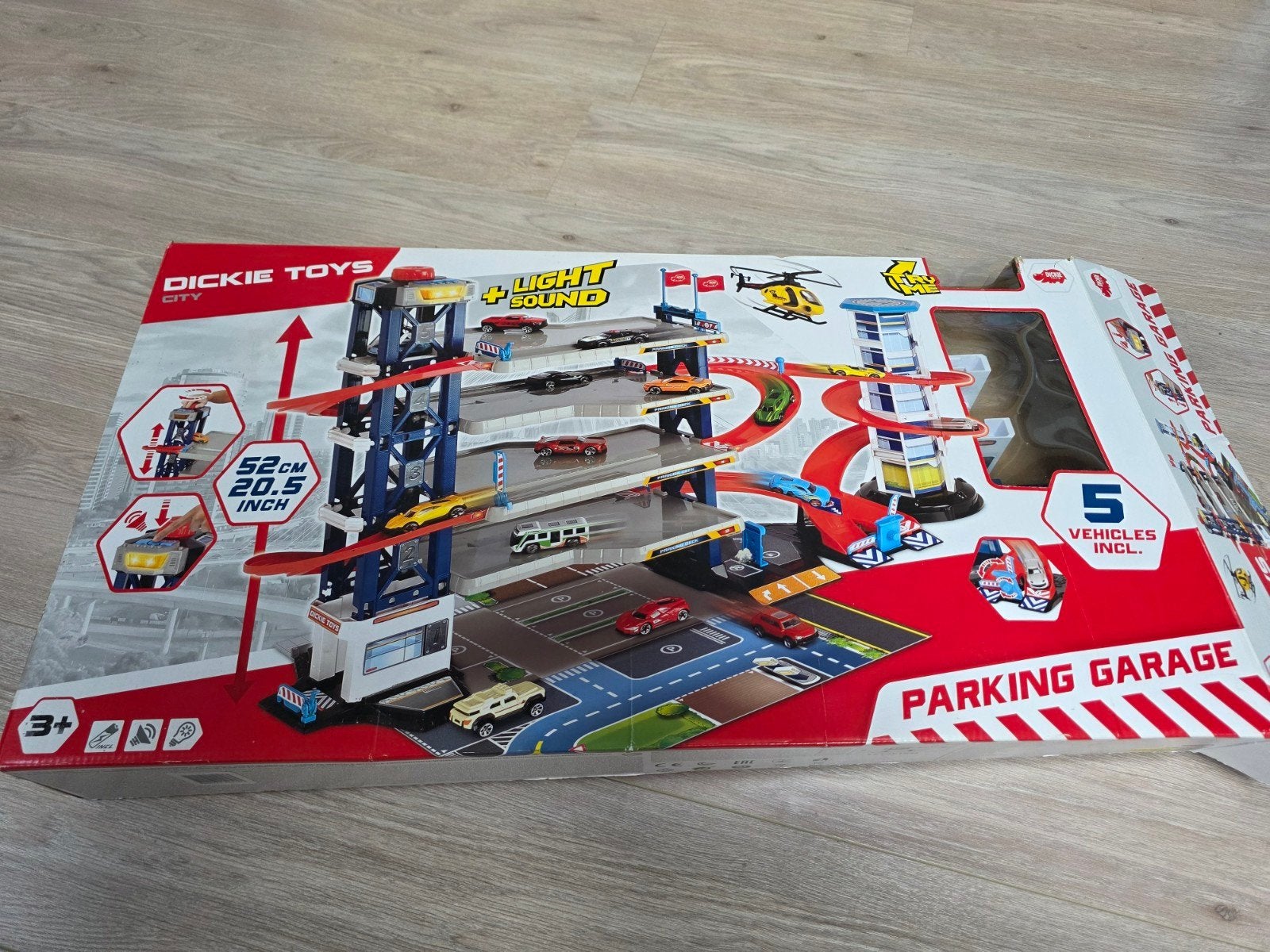 Dickie Toys City Parkeergarage met Licht en Geluid, Ophalen, Zo goed als nieuw