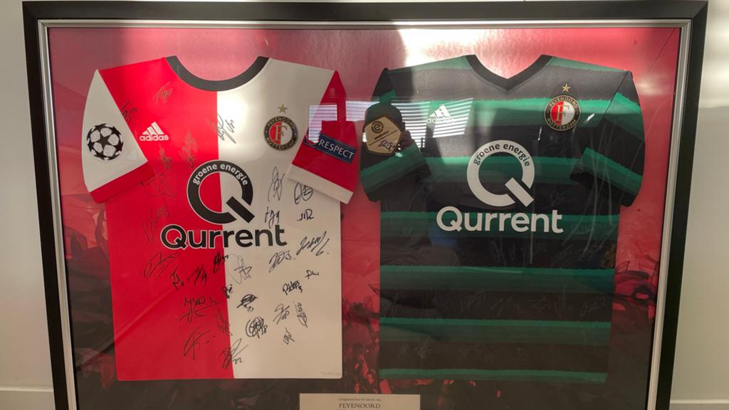 Feyenoord 2017-2018 CL shirts gesigneerd + Van Persie, Ophalen of Verzenden, Nieuw, Feyenoord, Shirt