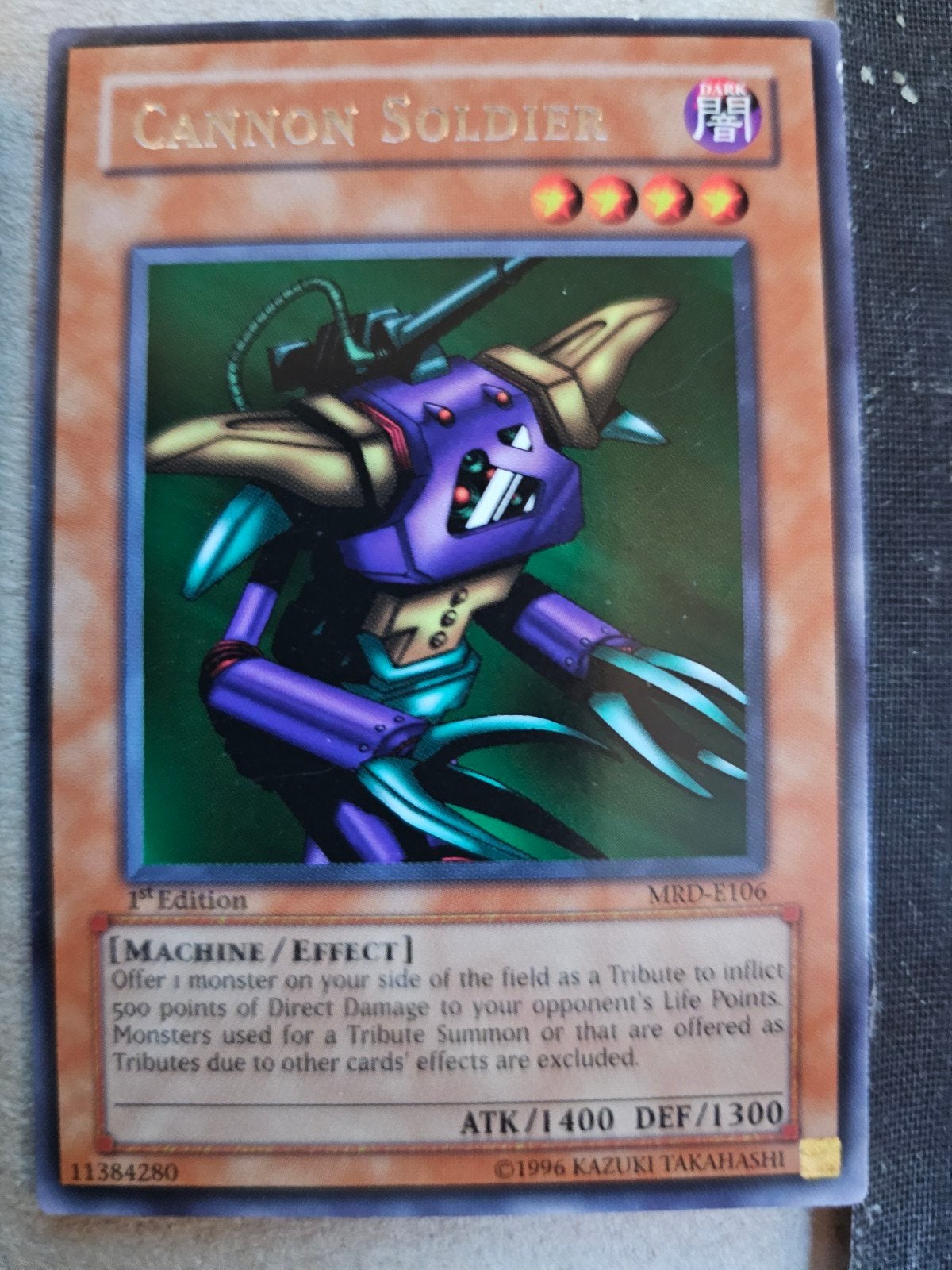 3x Yu-Gi-Oh! Cannon Soldier Kaart - Graded, Verzenden, Zo goed als nieuw, Meerdere kaarten