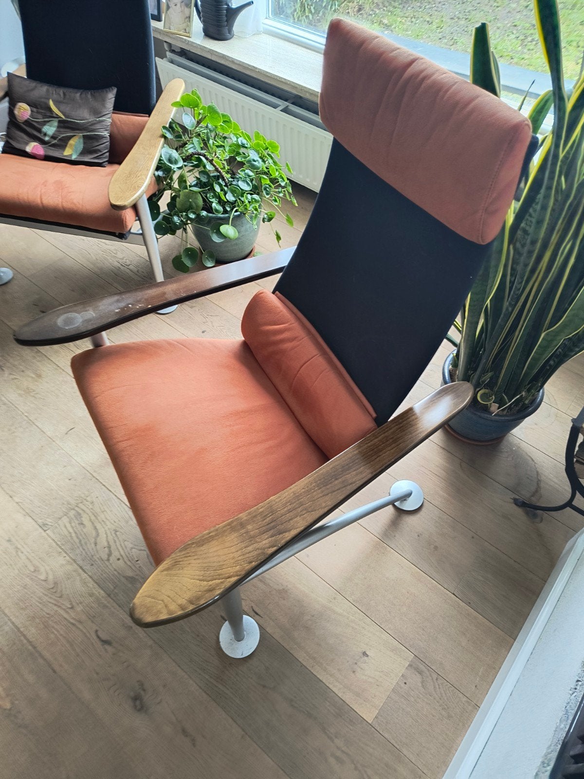 2 fauteuils Grassolier mogen weg tegen lage prijs, Ophalen of Verzenden, 75 tot 100 cm, 50 tot 75 cm