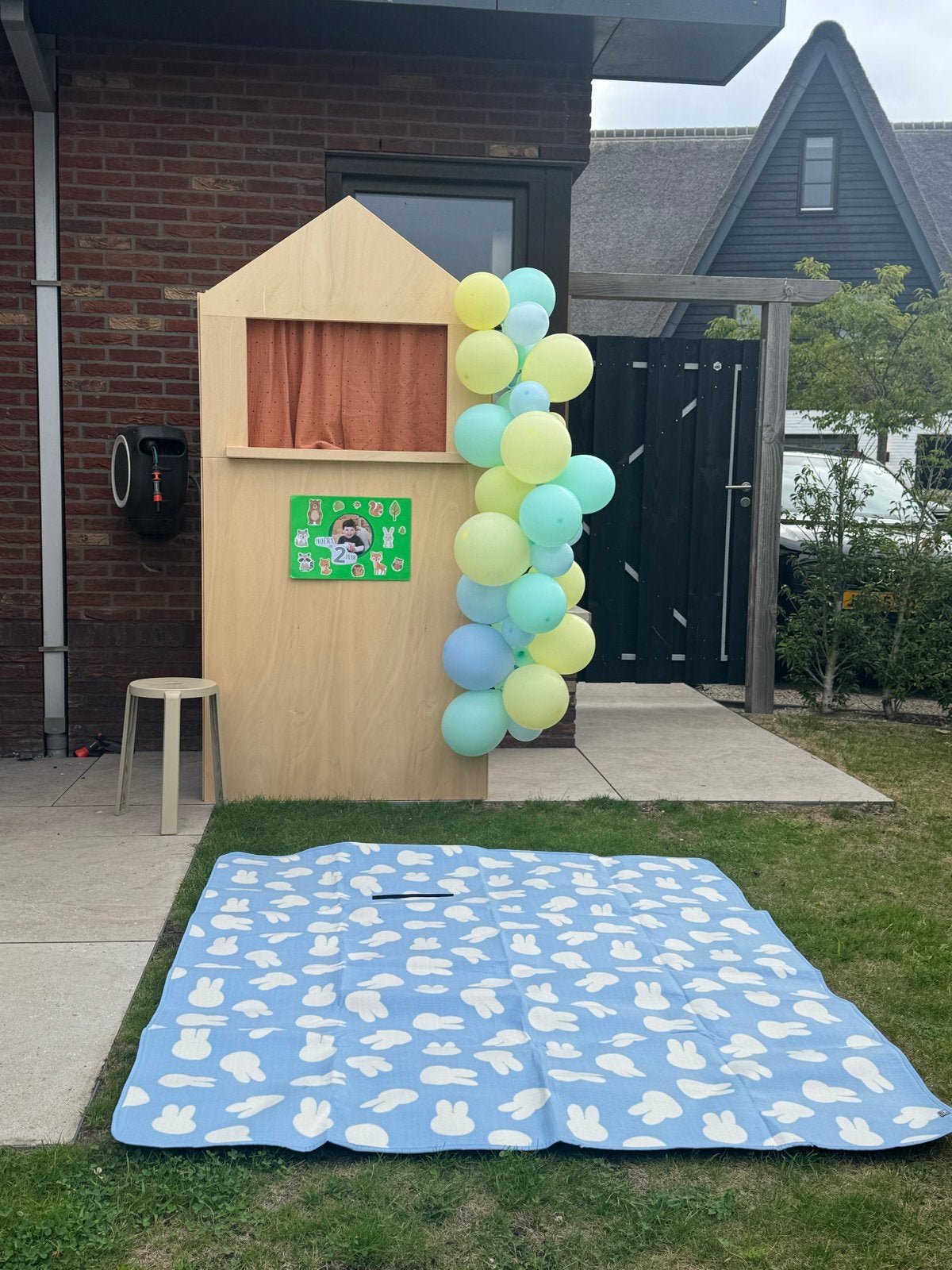 Unieke handgemaakte poppenkast, perfecte staat, Ophalen, Zo goed als nieuw, Jongen of Meisje