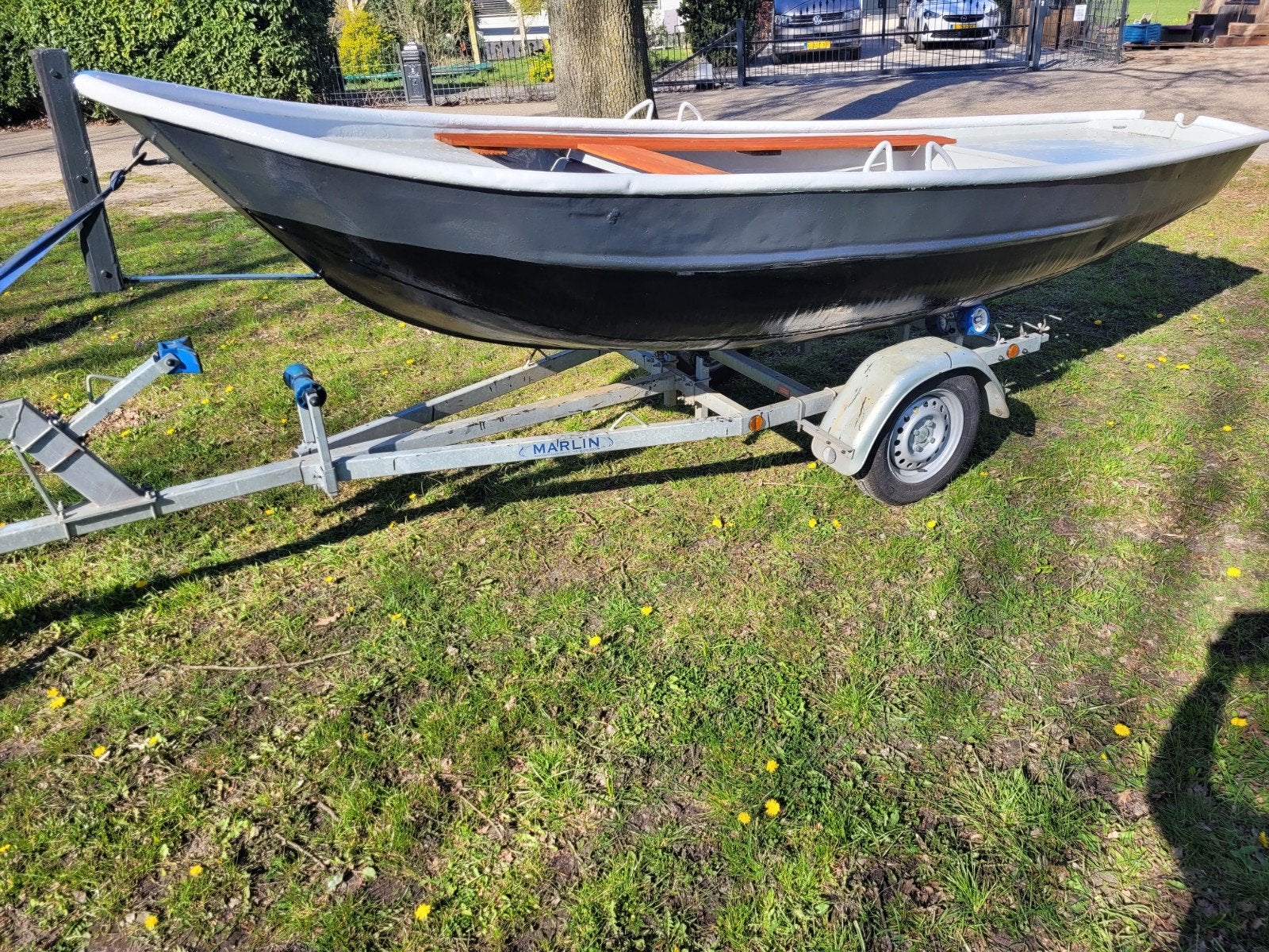 Schippersvlet / Grachtenboot  1.60 x4.60, 10 zitplaats., Watersport en Boten, Ophalen, Staal, Grachtenboot