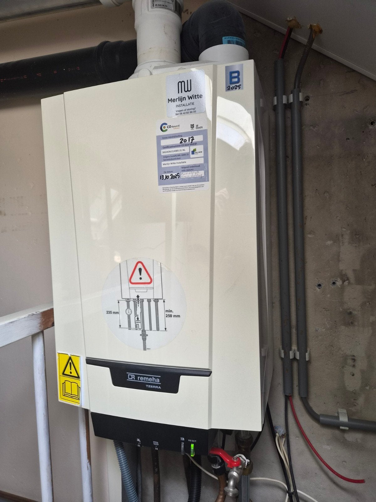 Remeha Tzerra M 39c Plus CCS CV-ketel, Ophalen, 30 tot 80 cm, Hoog rendement (Hr), Cv-ketel of Combi-ketel