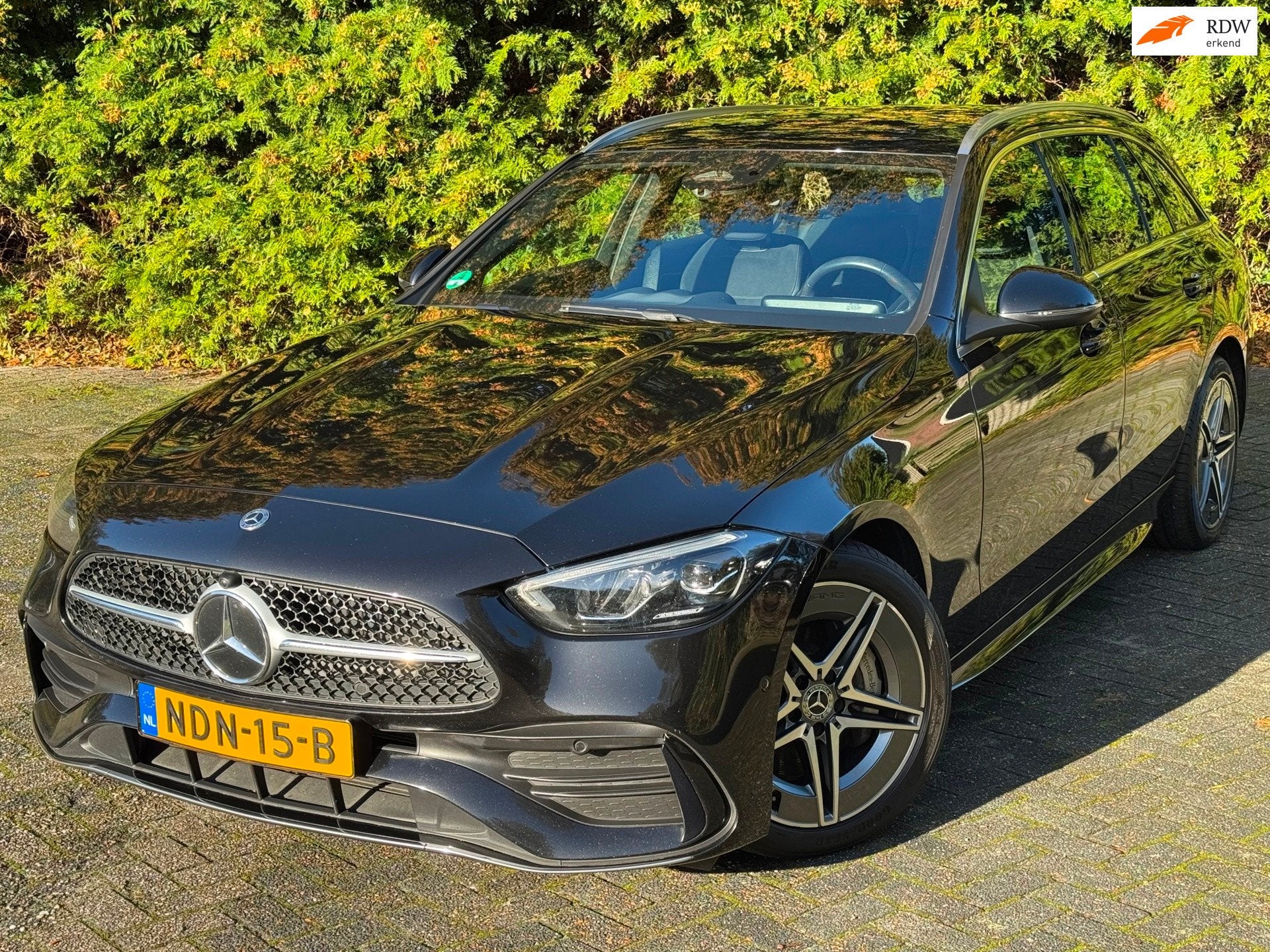 Mercedes-Benz C-klasse Estate 200 d AMG Line 163PK Automaat, Auto's, Dealer onderhouden, Achterwielaandrijving, Euro 6, 4 cilinders
