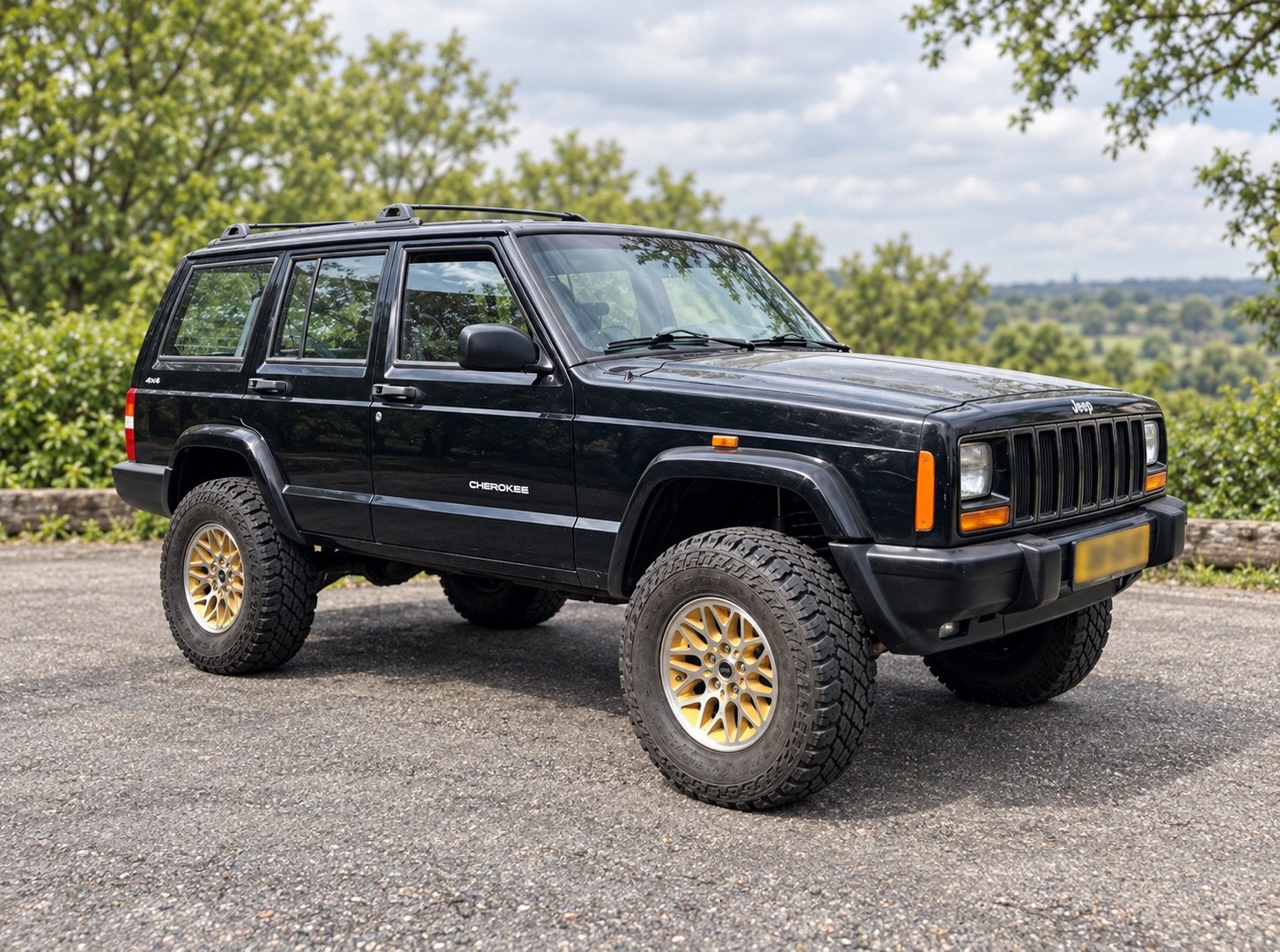 Jeep Cherokee 4.0 I AUT 2001 Zwart, Auto's, 450 kg, Zwart, Origineel Nederlands, 3960 cc