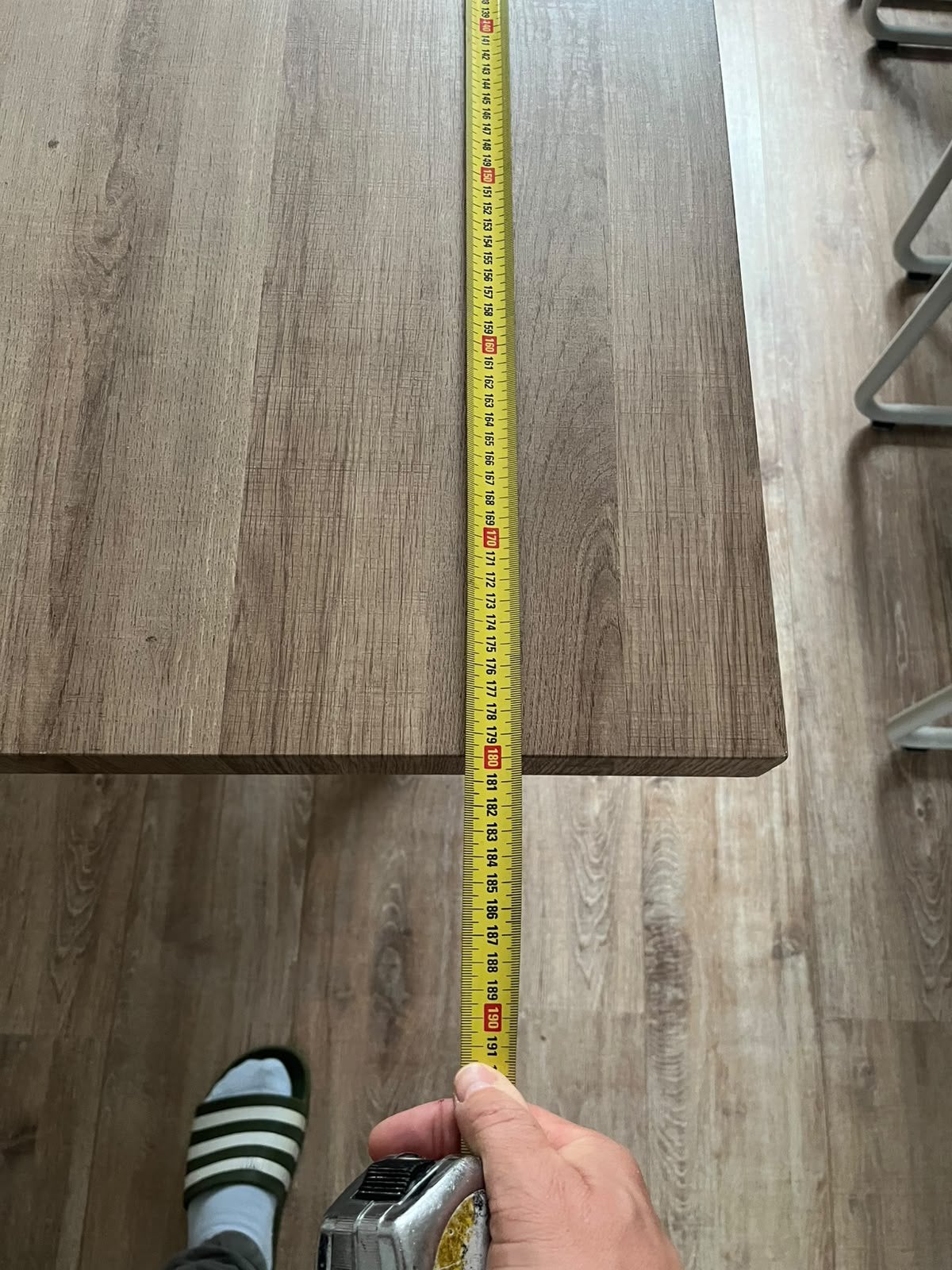 Mooie eettafel met x poten, Ophalen, Gebruikt