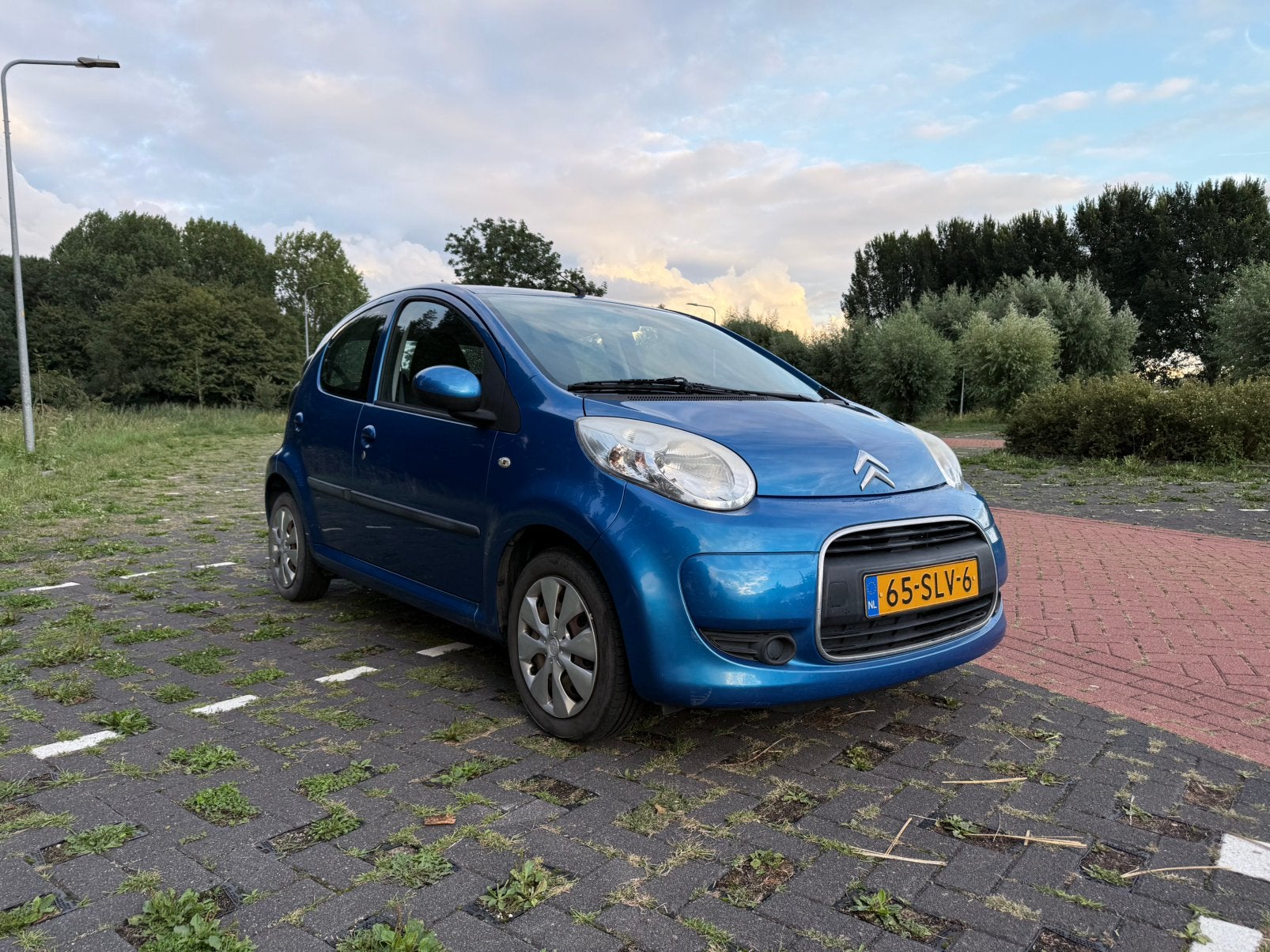 Citroën C1 1.0i 68PK 5D 2011 Blauw, Auto's, Voorwielaandrijving, Stof, C1, 68 pk