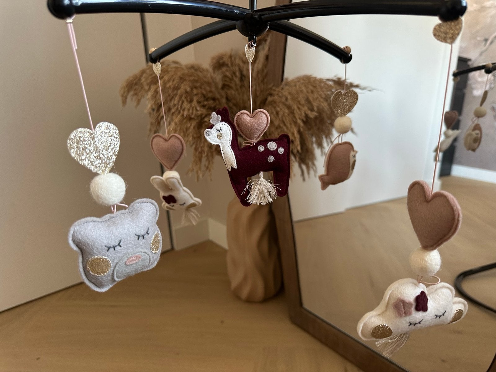 Muziek Mobiel Atelier Bobby Mae, Kinderen en Baby's, Ophalen, Zo goed als nieuw, Mobiel, Met geluid