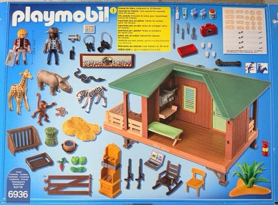 Playmobil 6936 Wild Life - Grote Waterplaats met Dieren, Wild life, Gebruikt, Complete set, Overige typen