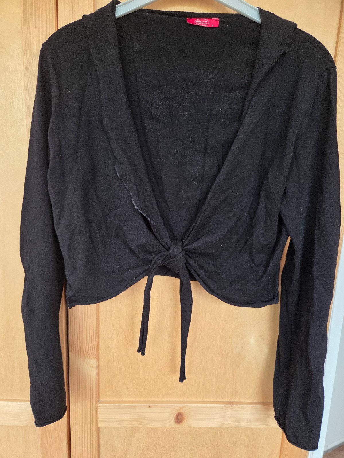 Zwart bolero vestje met lange mouwen, Maat 38/40 (M), Zwart, Enjoy, Ophalen of Verzenden