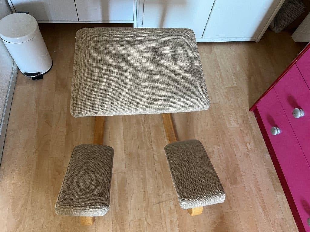 kniestoel zonder rugleuning, Ophalen, Ergonomisch, Gebruikt, Grijs