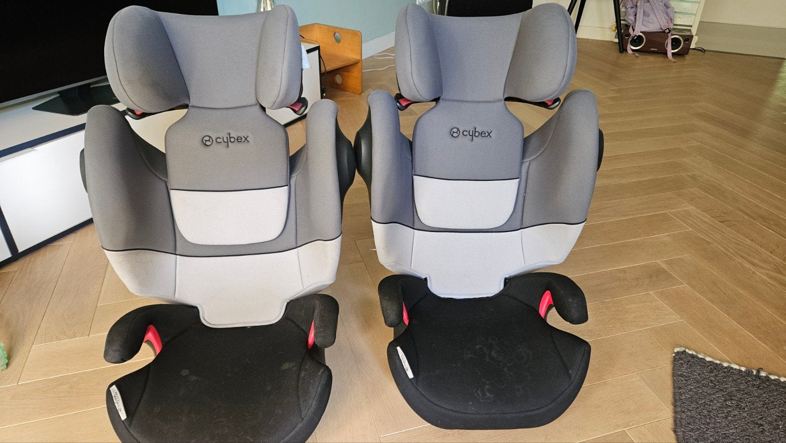 2x Cybex Solution M-fix SL met Isofix (€60 p/st), Kinderen en Baby's, Autostoeltjes, Gebruikt, Overige merken, 15 t/m 36 kg, Isofix