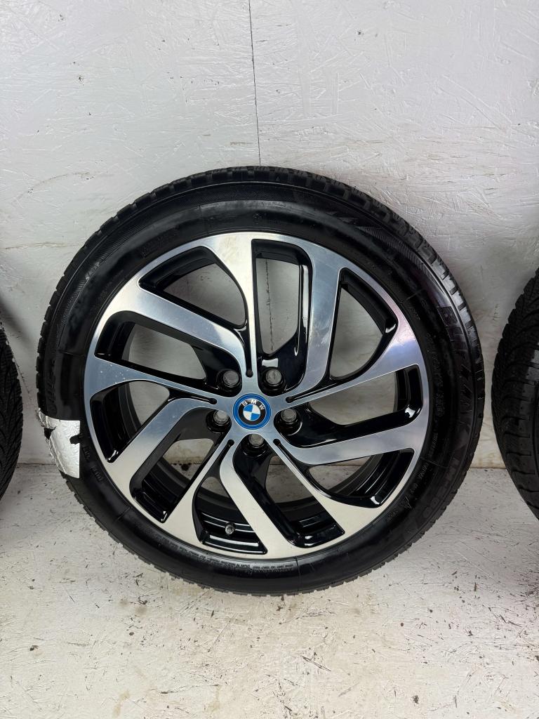 1.Originele BMW i3 velgen 19" 5x112 Style 428 Turbine winter, Gebruikt, 155 mm, Banden en Velgen, Niet ingevuld