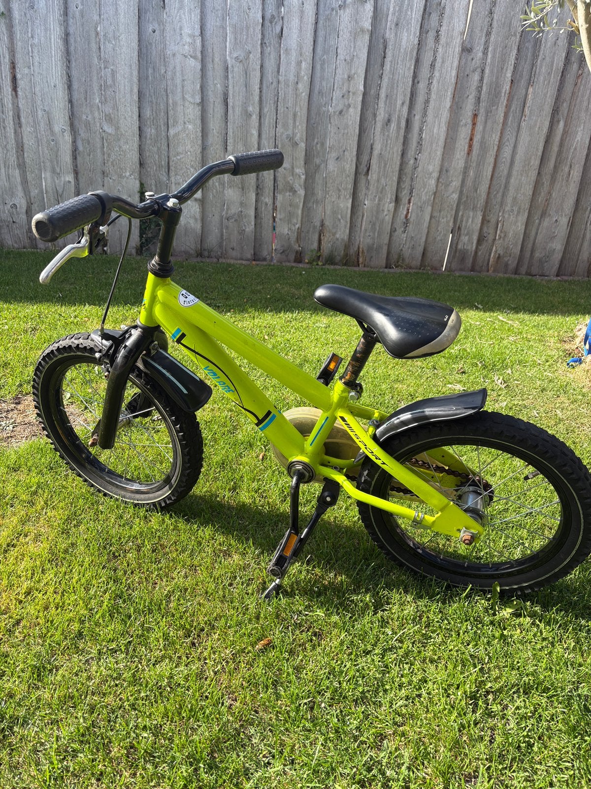 Kinder/cross fiets 16 inch te koop, Fietsen en Brommers, Ophalen, Terugtraprem, Staal, 16 tot 20 inch