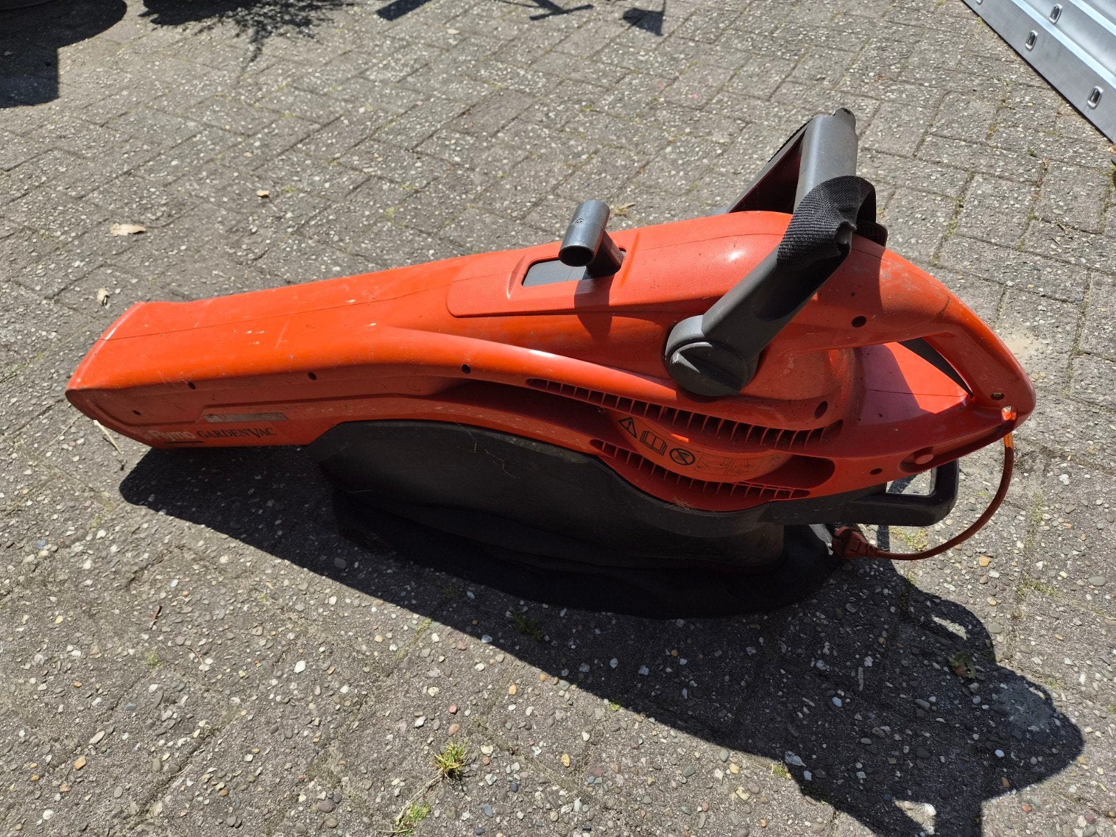 Flymo GardenVac bladblazer/bladzuiger - werkt naar behoren, Ophalen, Gebruikt, Met opvangzak, Handgedragen