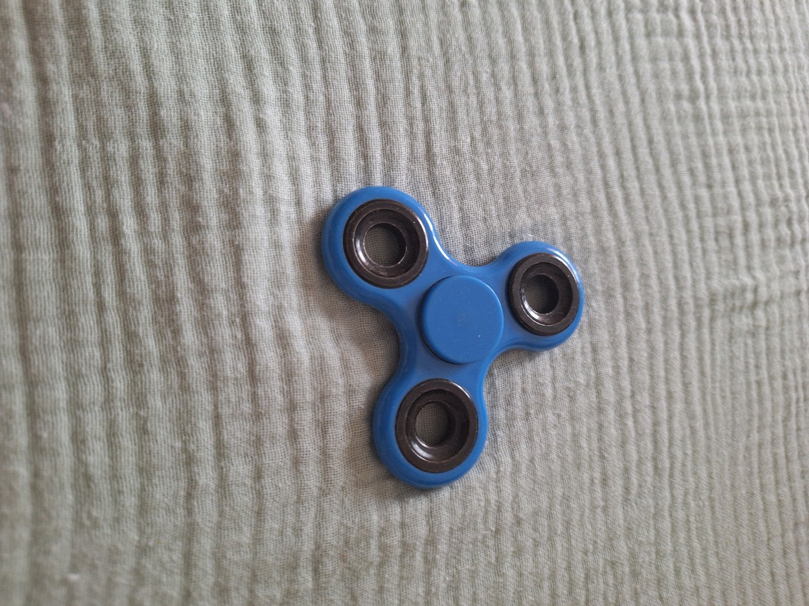 Blauwe Fidget Spinner - Stressverlichter, Ophalen of Verzenden, Zo goed als nieuw, Jongen of Meisje