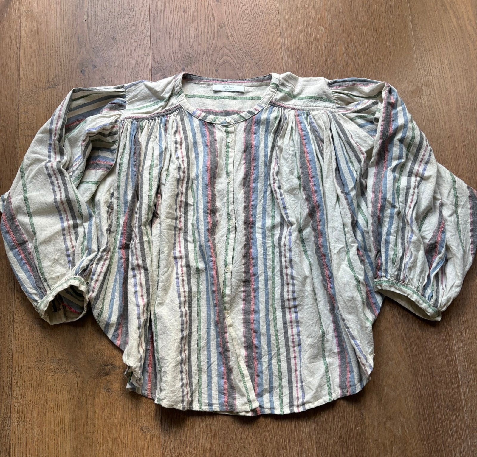 By Bar becky blouse M, Kleding | Dames, Blouses en Tunieken, Verzenden, Zo goed als nieuw, Maat 38/40 (M), Blauw