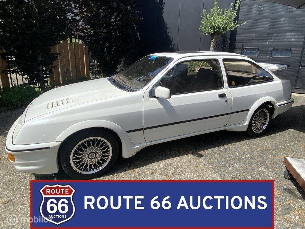 Ford Sierra RS Cosworth | 1986 | Route 66 Auctions, Auto's, Oldtimers, Overige carrosserieën, Zwart, Bedrijf, Handgeschakeld