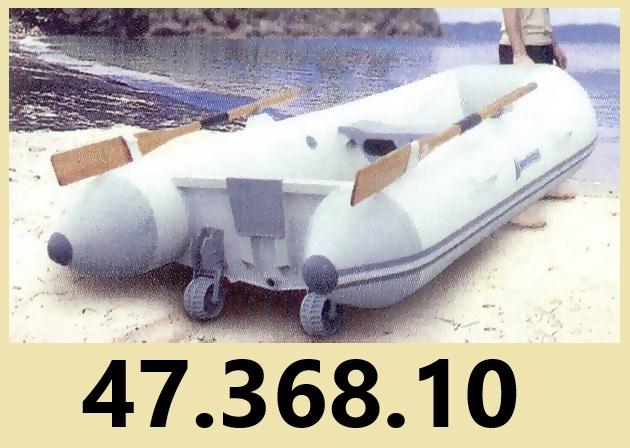 47.368.10 Opklapbare kunststof strandwielen 200 kg. € 125,95, Watersport en Boten, Ophalen of Verzenden, Nieuw, Overige typen