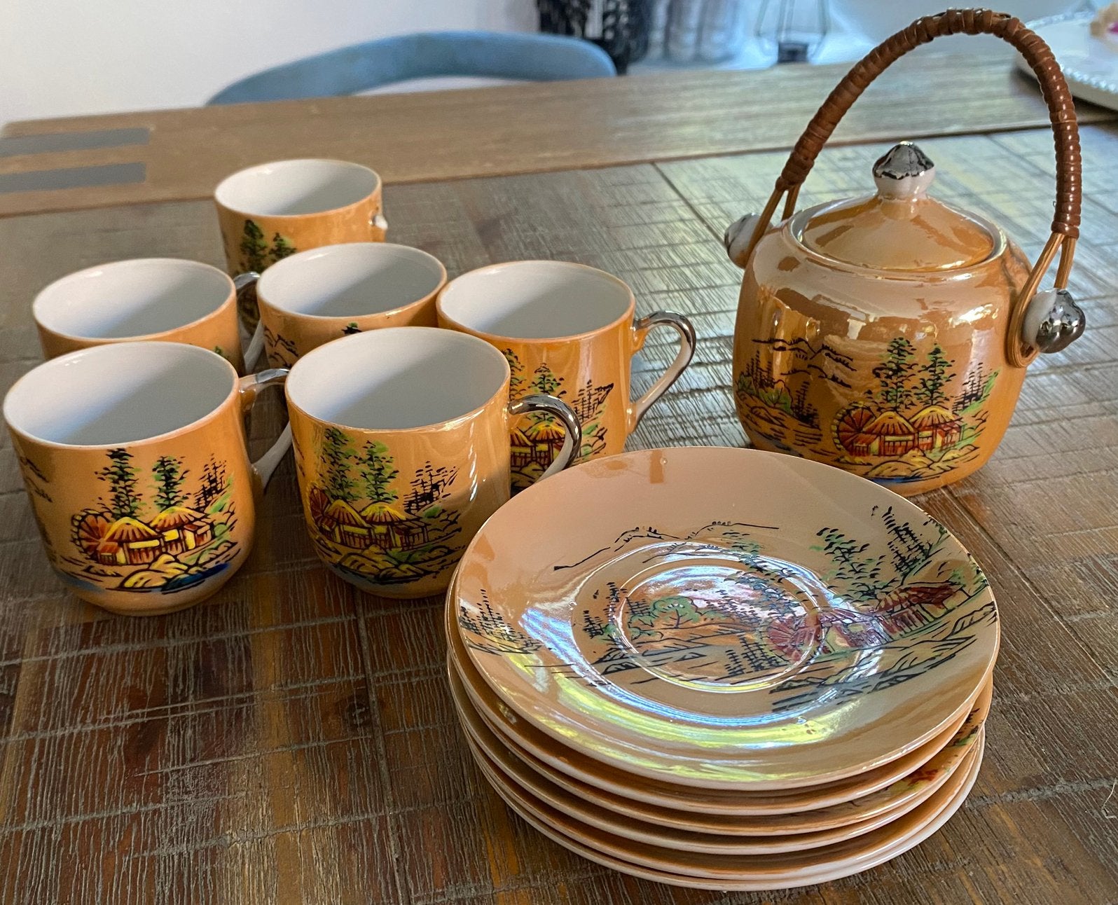 Te koop : Vintage Japans theeservies., Ophalen