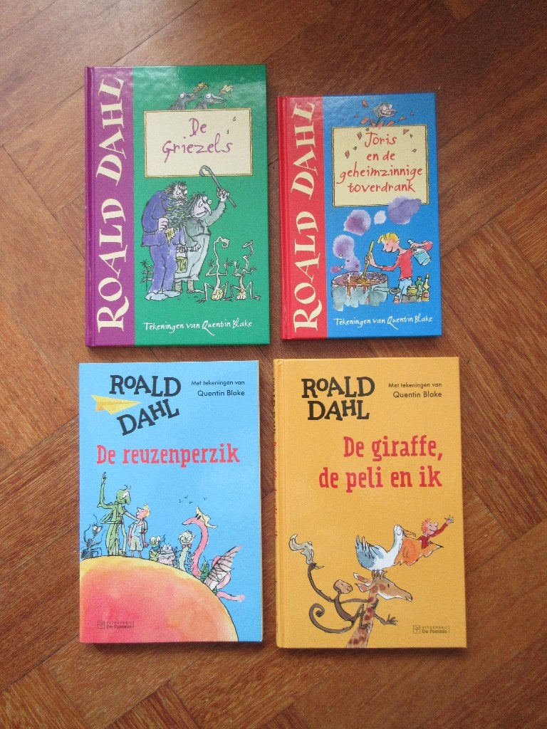 4 x boeken Roald Dahl, Boeken, Ophalen of Verzenden, Gelezen, Roald Dahl, Fictie algemeen