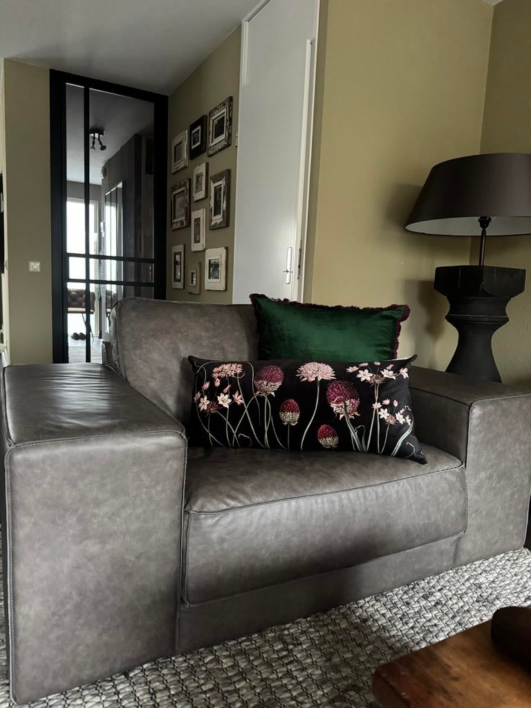 Super chille loveseat PTMD, in zeer goede staat, Ophalen, Stoer, landelijk, robuust, chique, Zo goed als nieuw, Leer