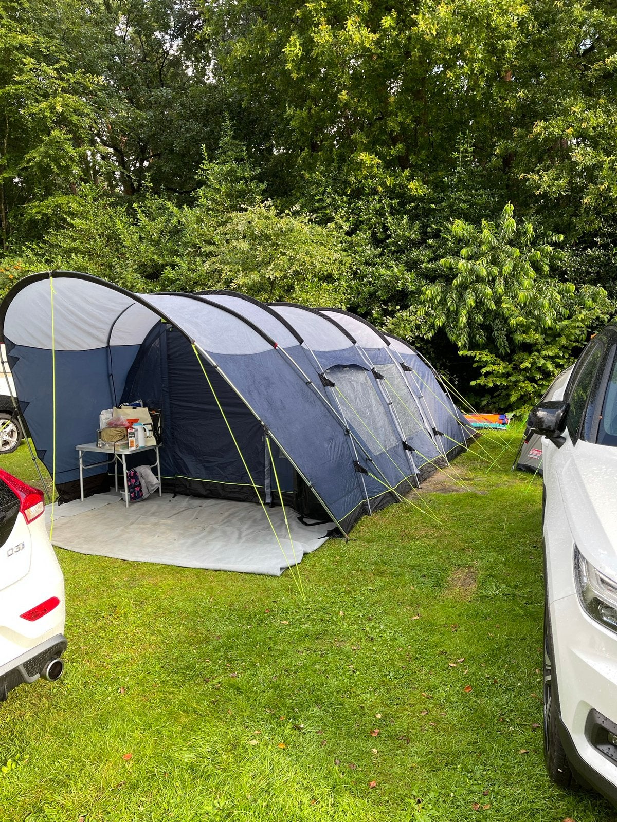 Complete kampeeruitrusting: Outwell Denver 4 tent & meer, Ophalen, Gebruikt