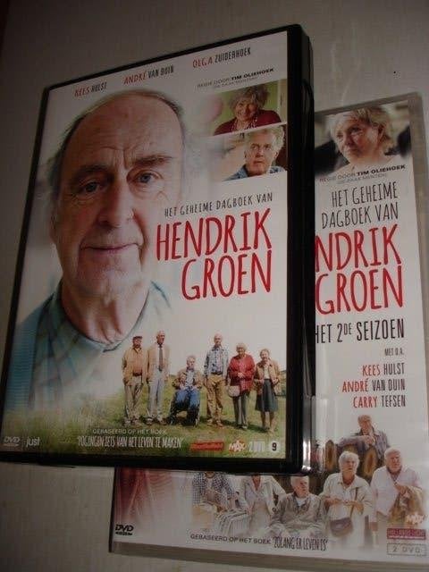 Hendrik Groen- Complete serie- BOXSETS- 4-DVD- (NIEUW), Verzenden, Alle leeftijden, Drama, Nieuw in verpakking