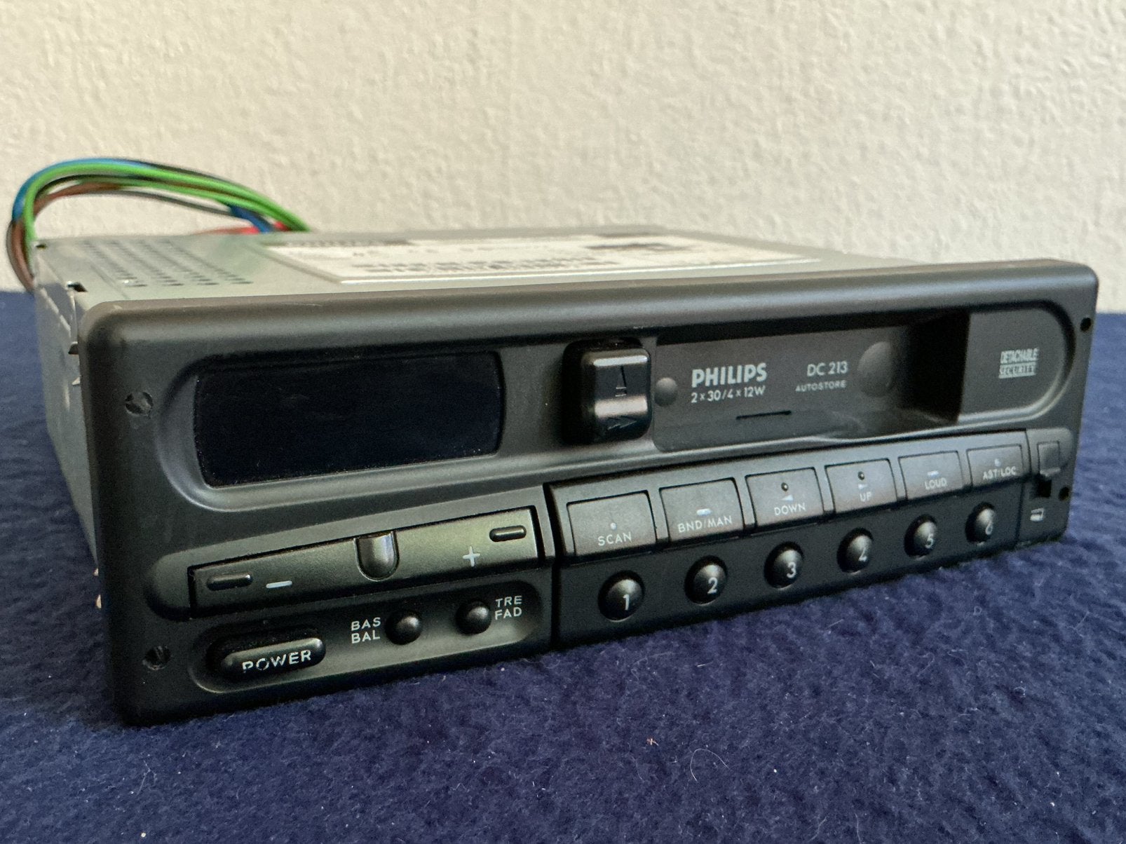 vintage Philips autoradio- DC213, Auto diversen, Ophalen of Verzenden, Gebruikt