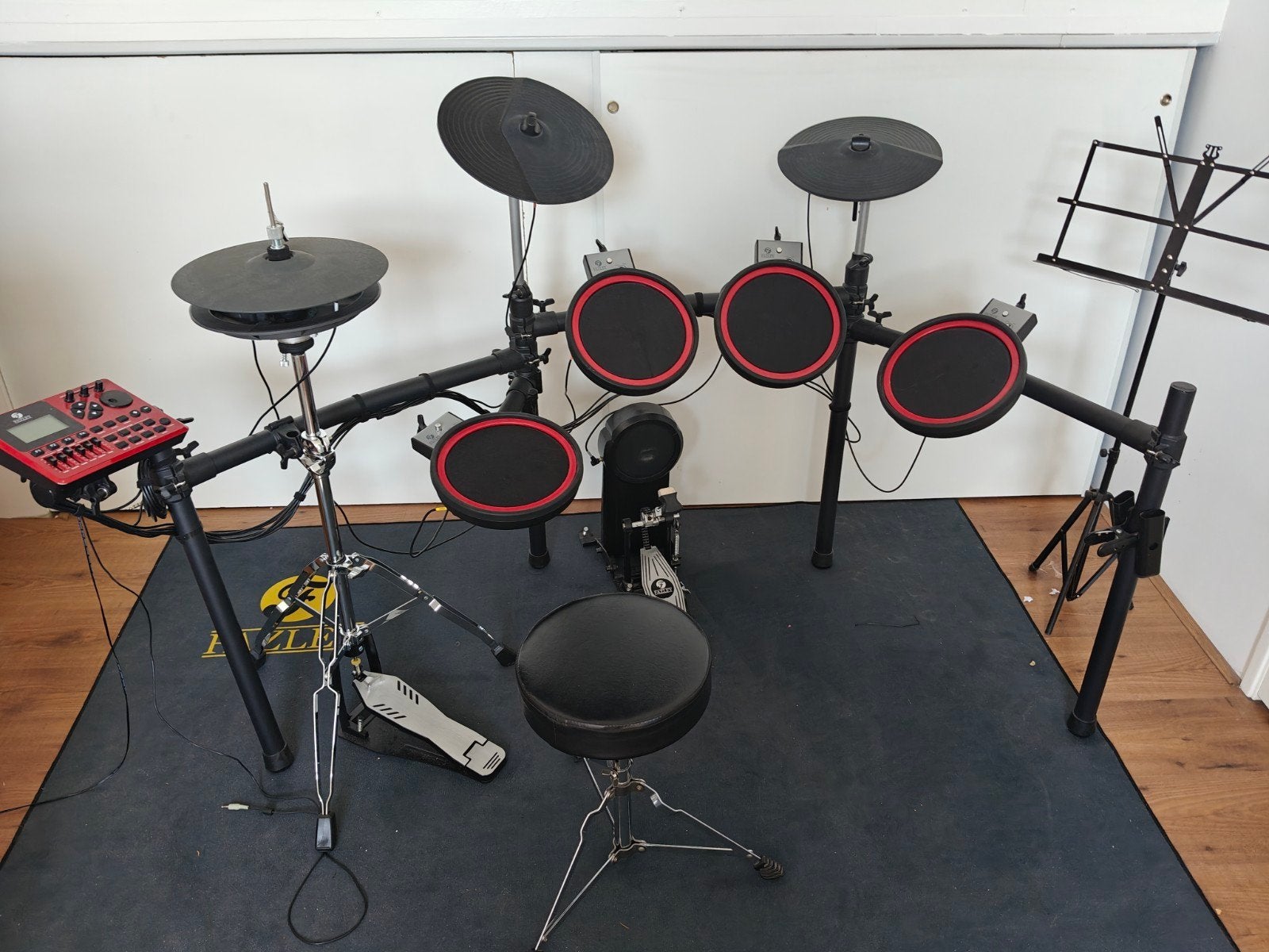 Fazley DDK-120 Elektrische Drumstel met Mechanische Hi-Hat, Muziek en Instrumenten, Drumstellen en Slagwerk, Ophalen, Zo goed als nieuw