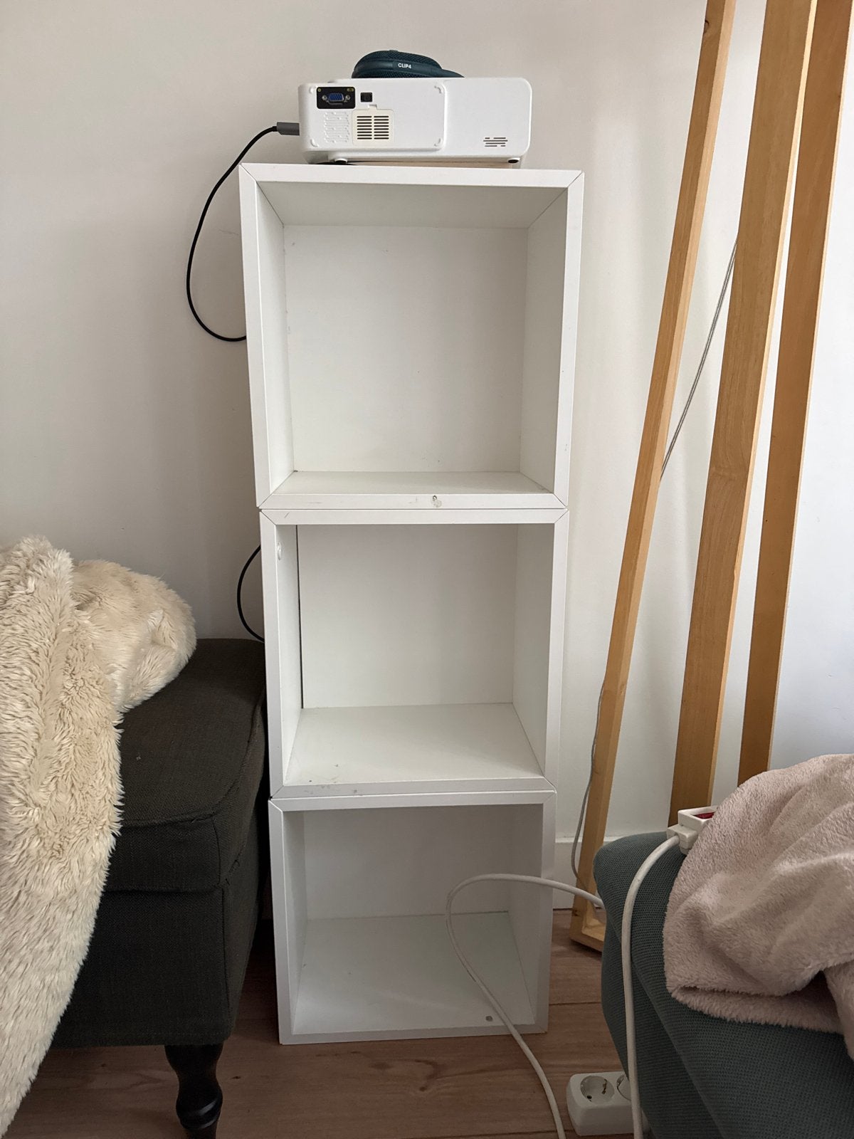 3 IKEA KALLAX Kast Wit - 35x35x25 cm, Verzenden, Zo goed als nieuw