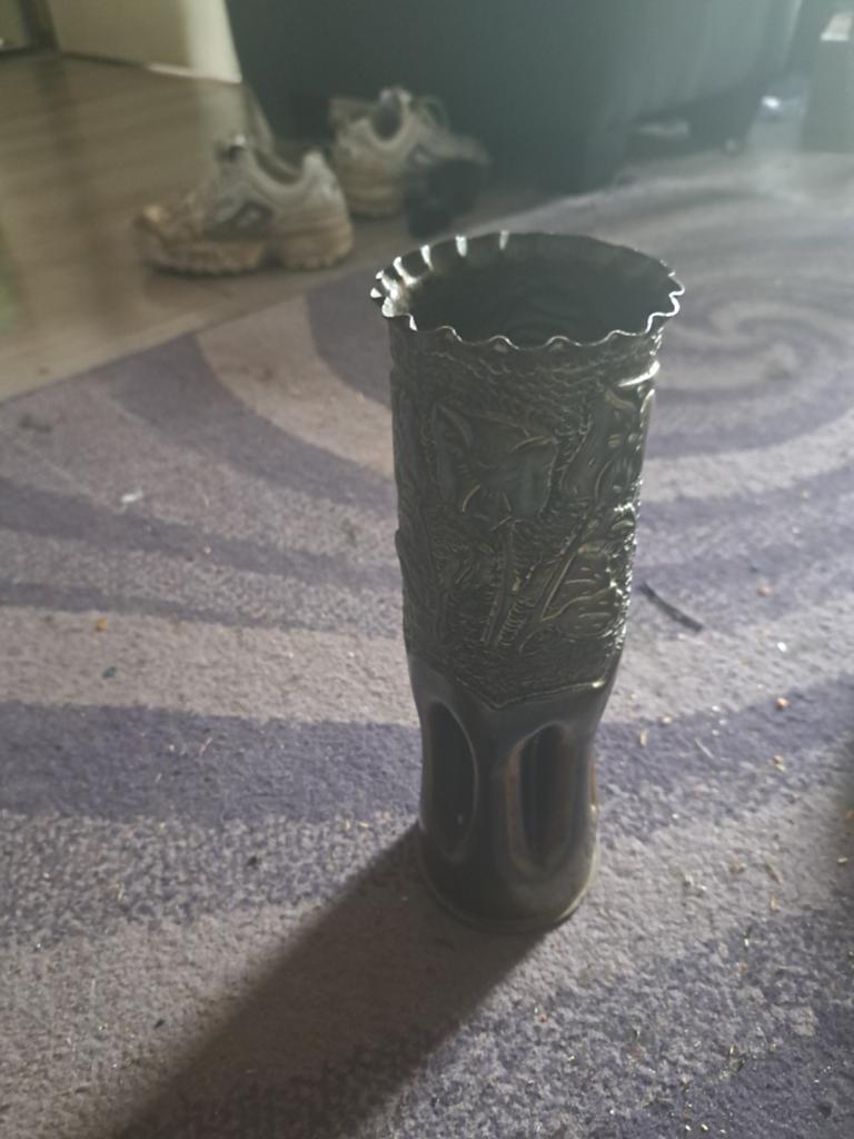 Decoratieve Huls 1944 75mm - Oorlogsherinnering, Verzamelen, Militaria | Tweede Wereldoorlog, Ophalen of Verzenden