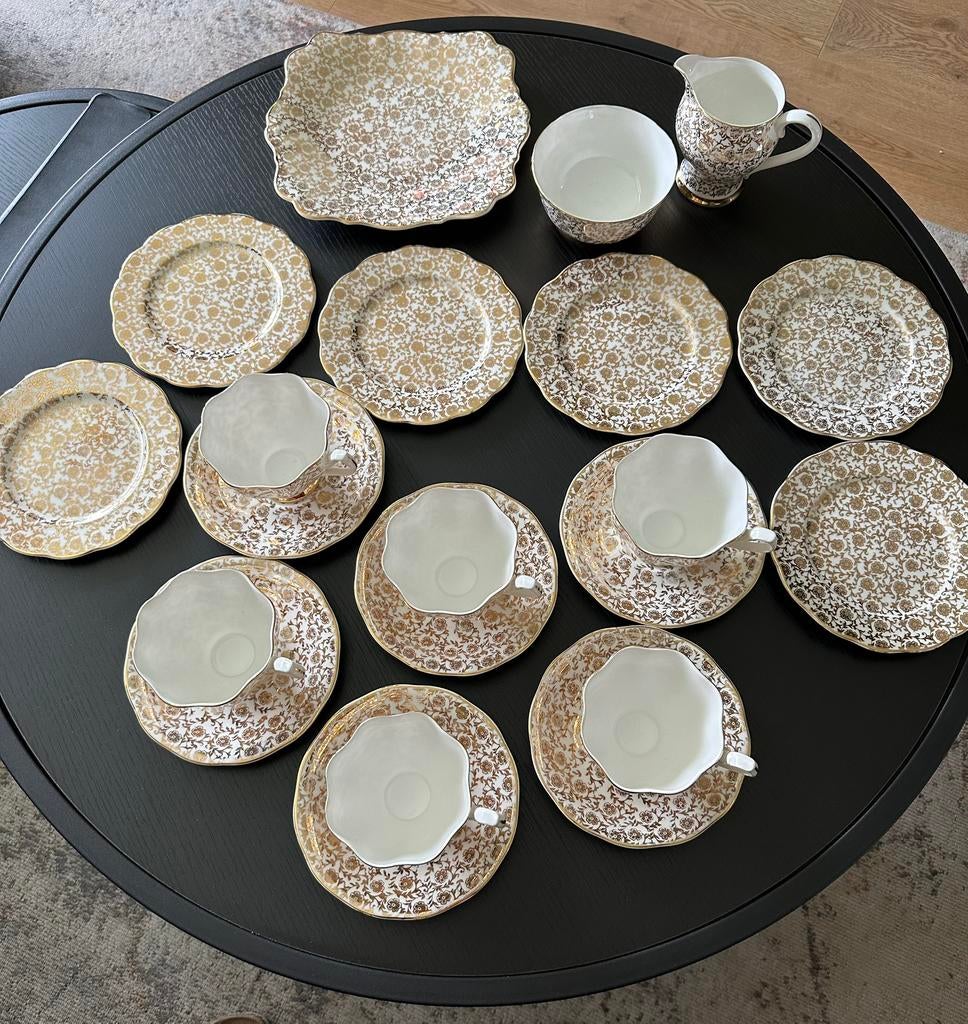 Vintage mayfield Chesterton thee servies, Huis en Inrichting, Keuken | Servies, Ophalen, Zo goed als nieuw, Porselein, Overige stijlen