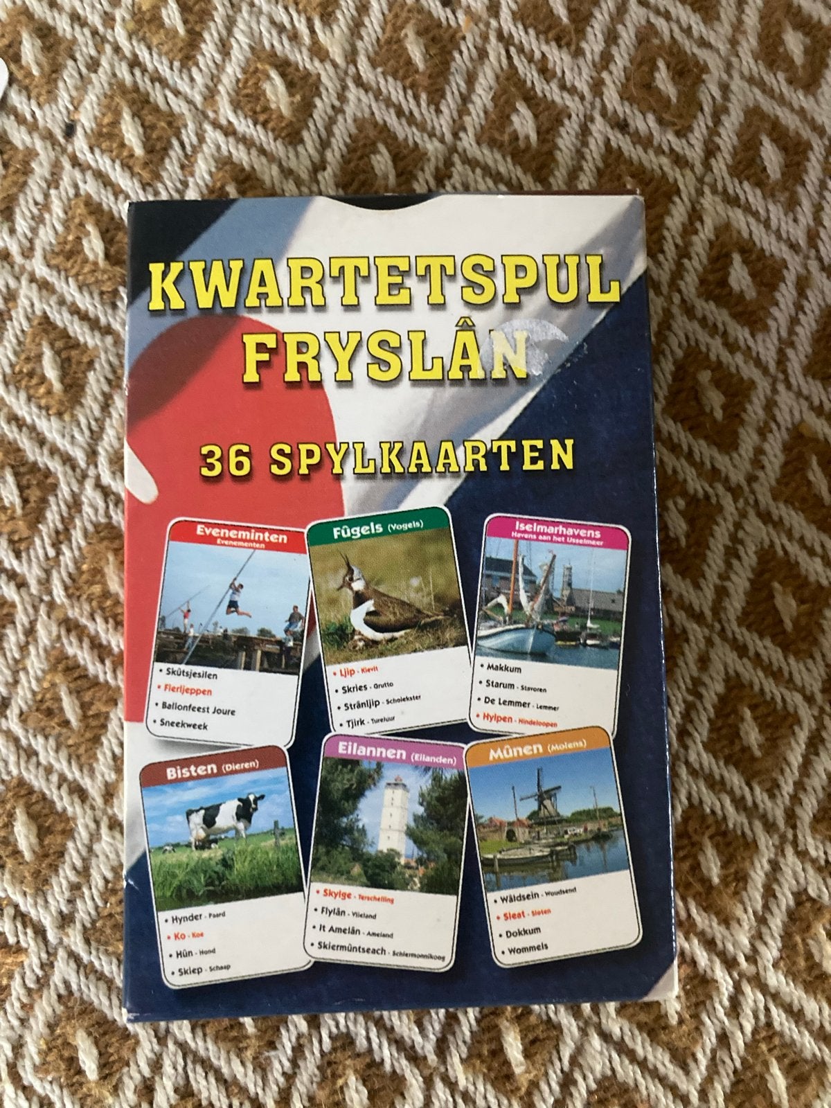 Kwartetspul Fryslân - Friesland Kwartetspel, Drie of vier spelers, Ophalen of Verzenden, Gebruikt