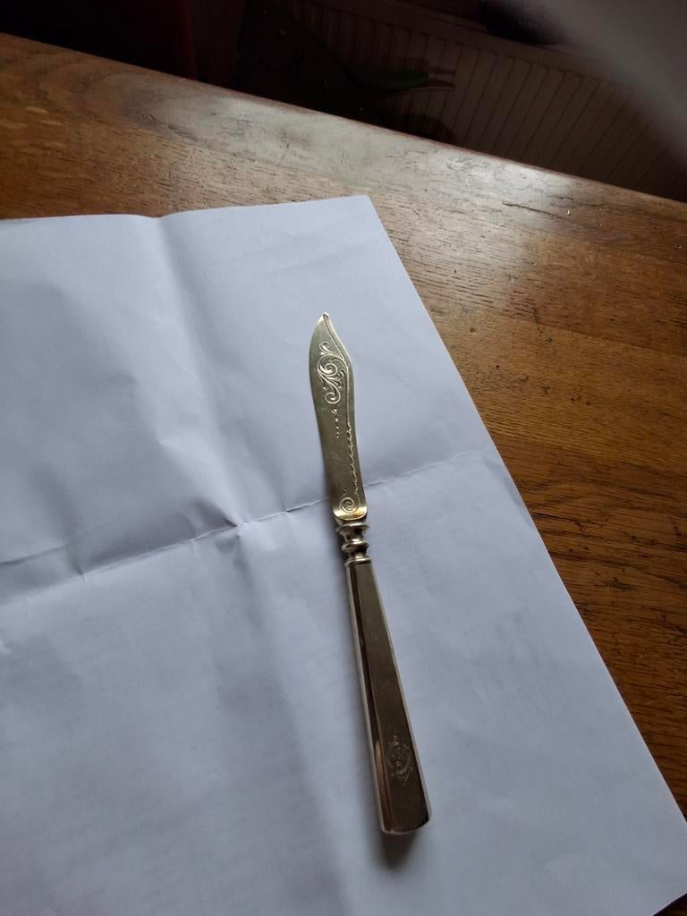 Zilveren botermes, Ophalen of Verzenden, Balpen, Overige merken