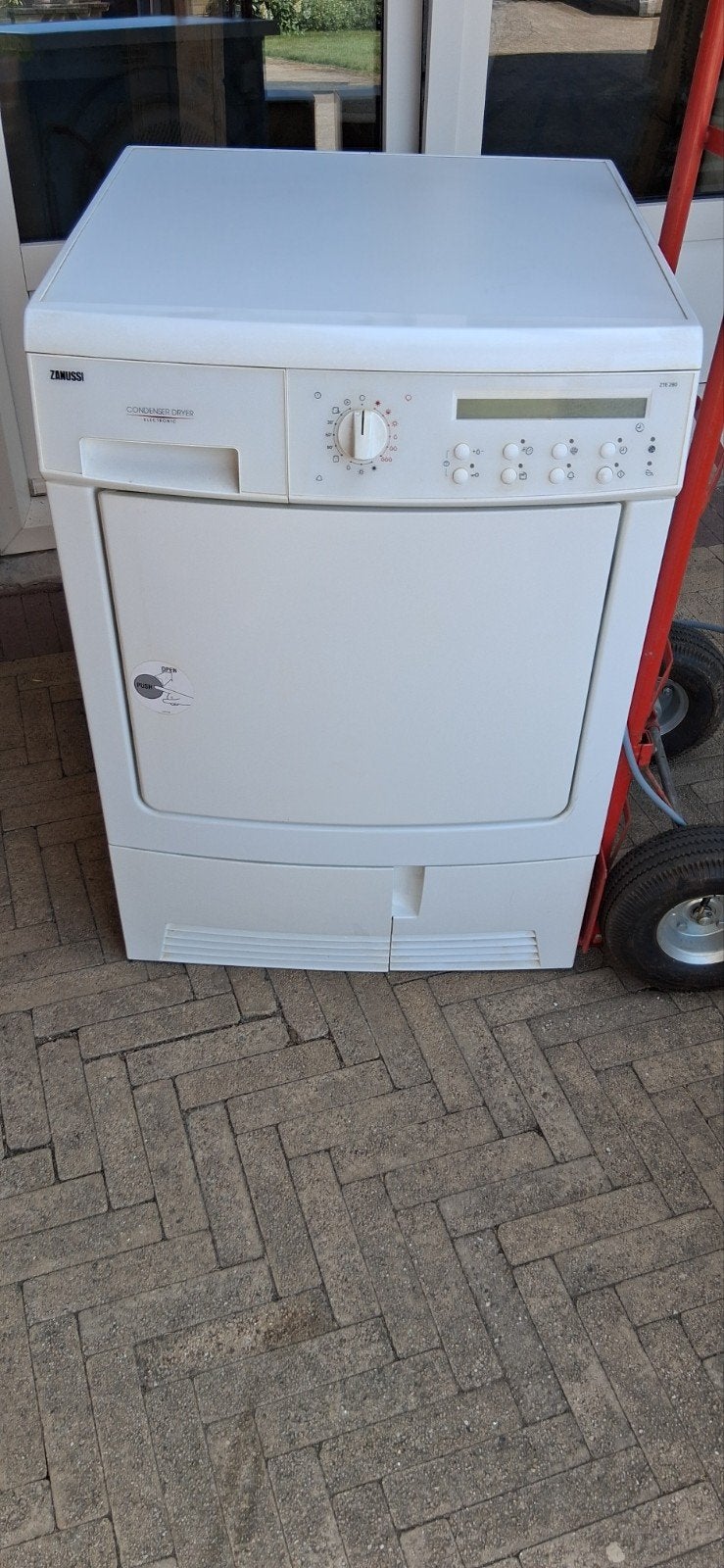 Zanussi condensdroger ZTE 280, Witgoed en Apparatuur, Wasdrogers, Ophalen, Gebruikt, Condens