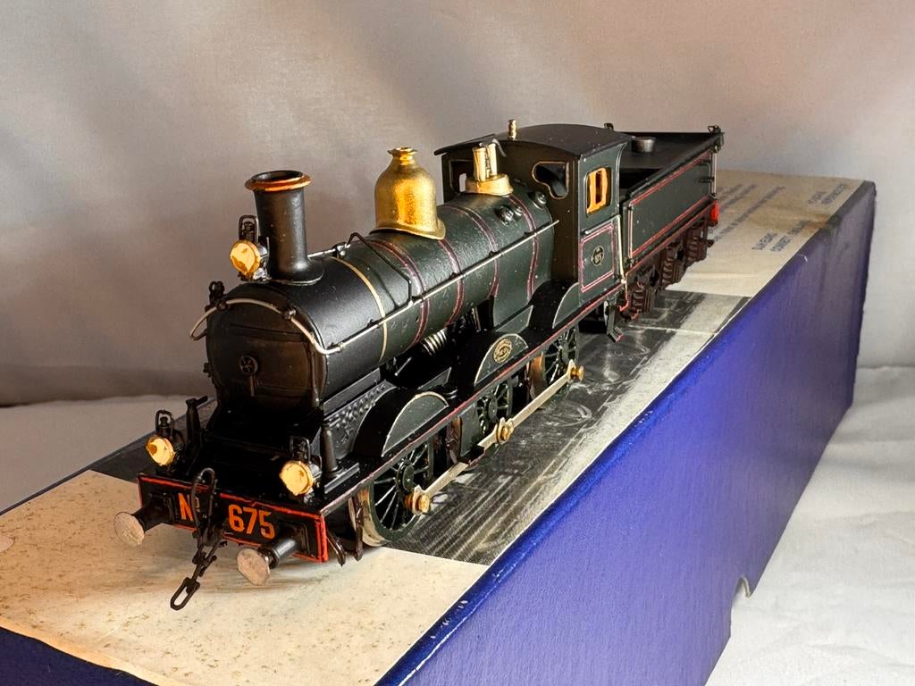 Prachtig gebouwde DJH  HSM 675 locomotief, Overige merken, Ophalen of Verzenden, Zo goed als nieuw, Analoog