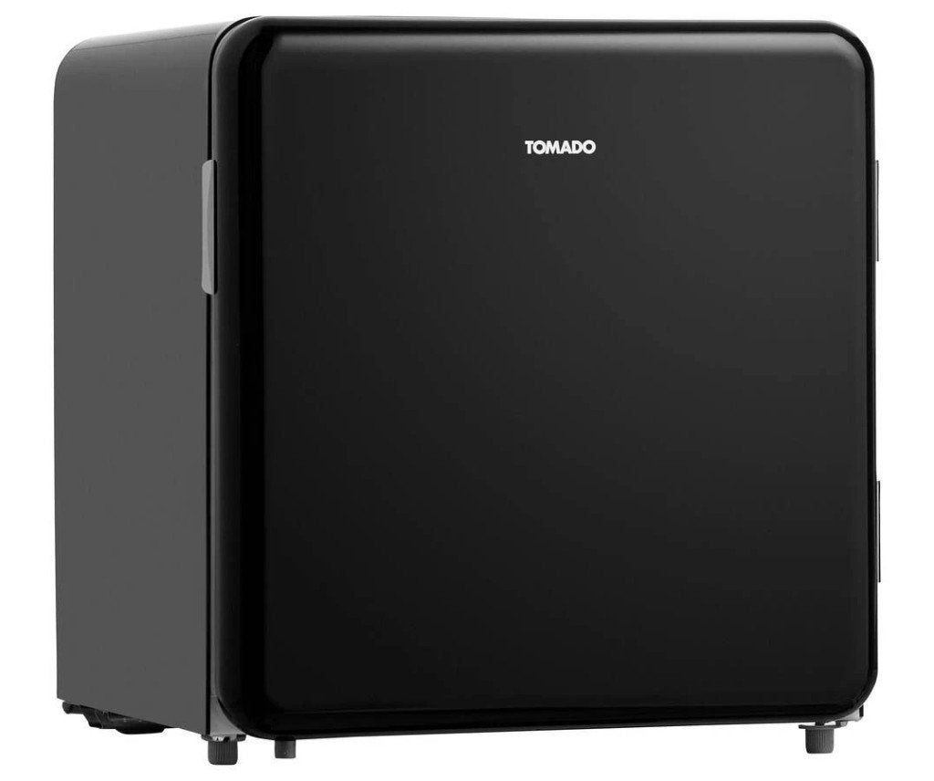 Tomado Mini Koelkast Zwart - Compact en Energiezuinig, Witgoed en Apparatuur, Koelkasten en IJskasten, Ophalen, Met vriesvak, Minder dan 45 cm