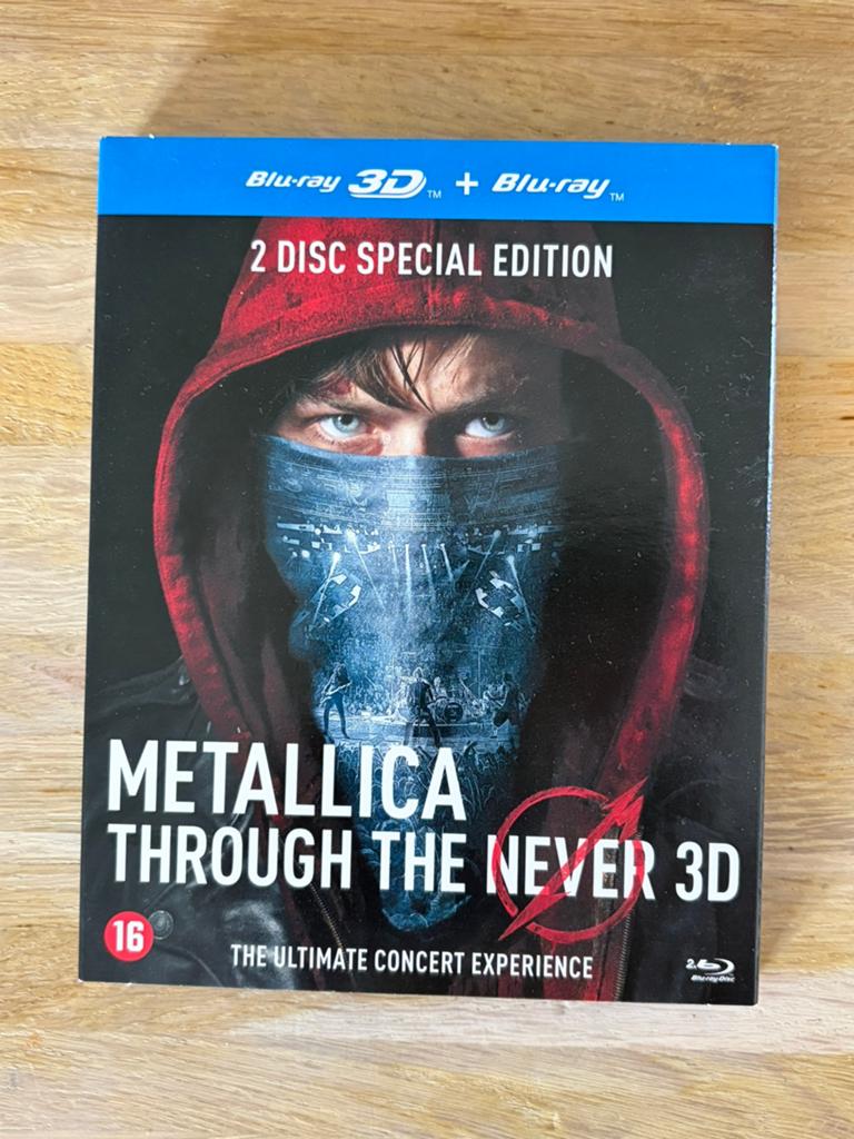Metallica - Through the Never 3D Blu-Ray, Cd's en Dvd's, Blu-ray, Ophalen of Verzenden, Zo goed als nieuw, Tekenfilms en Animatie