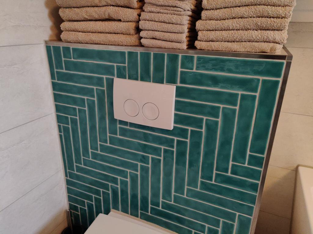 Muurtegels 5x25 - 34 stuks, Nieuw, 20 tot 40 cm, Minder dan 5 m², Wandtegels