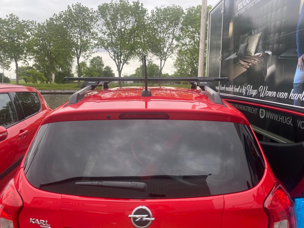 Dakdragers voor Opel Karl Rocks, Ophalen, Gebruikt