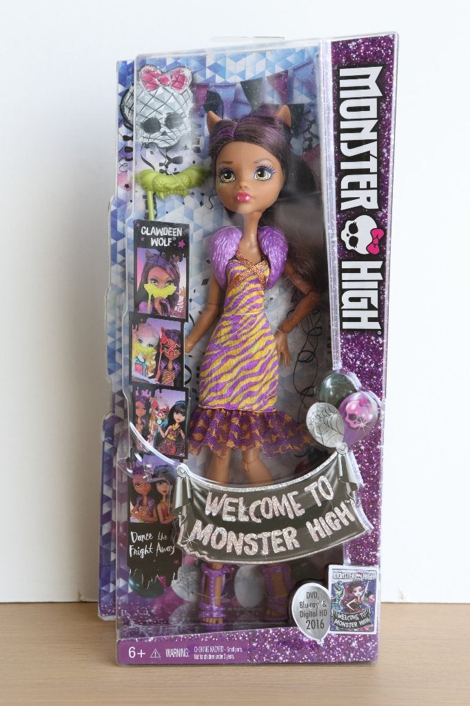 Monster High Clawdeen Wolf - Welcome to Monster High #DNX19, Verzamelen, Poppen, Ophalen of Verzenden, Nieuw, Fashion Doll