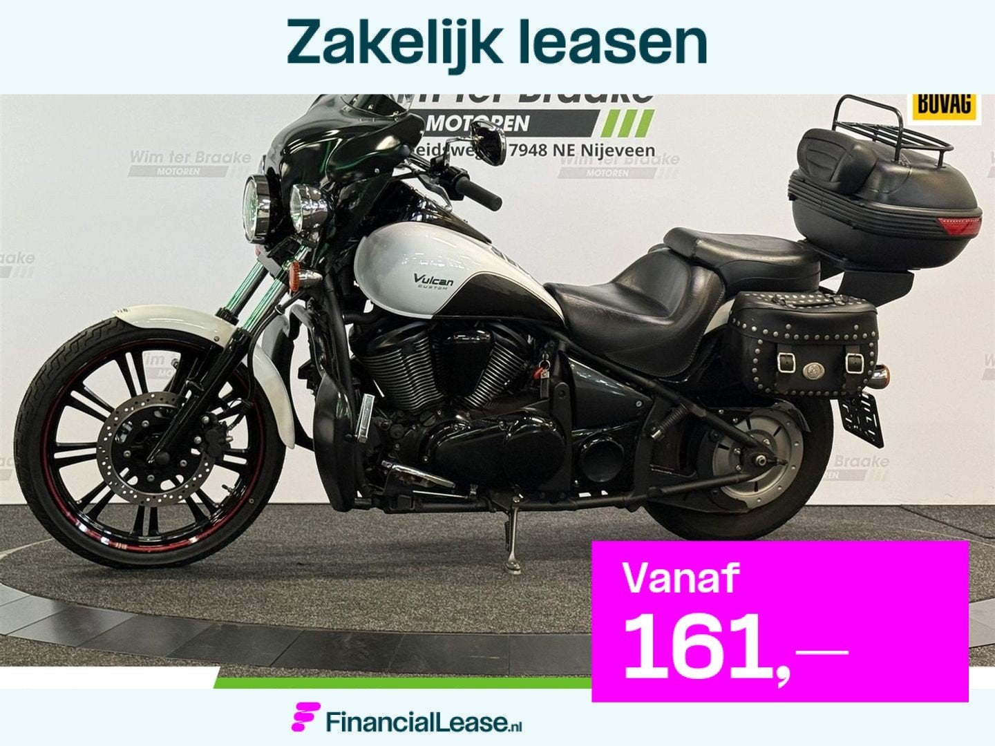 Kawasaki VN 900 Custom - 2016, Motoren, Motoren | Kawasaki, 903 cc, Chopper, Bedrijf, Meer dan 35 kW