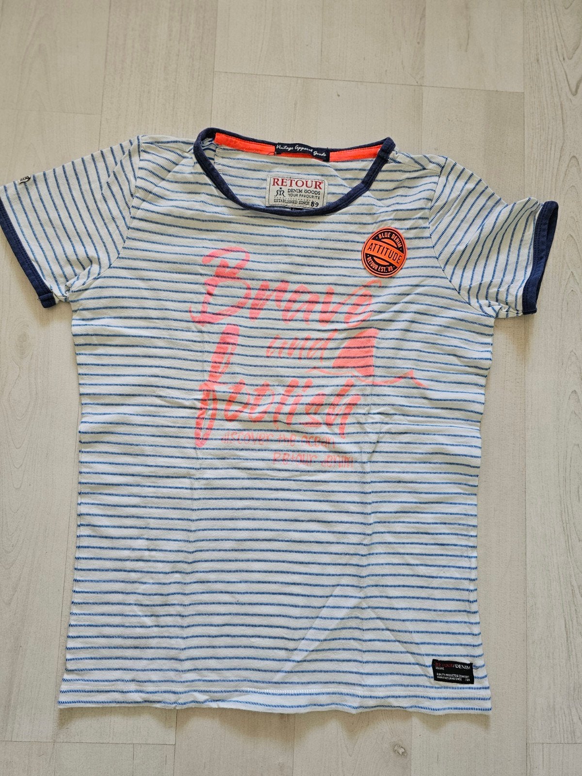 Zgan shirt VINGINO maat 146/152 streep, Kinderen en Baby's, Kinderkleding | Maat 146, Ophalen of Verzenden, Zo goed als nieuw