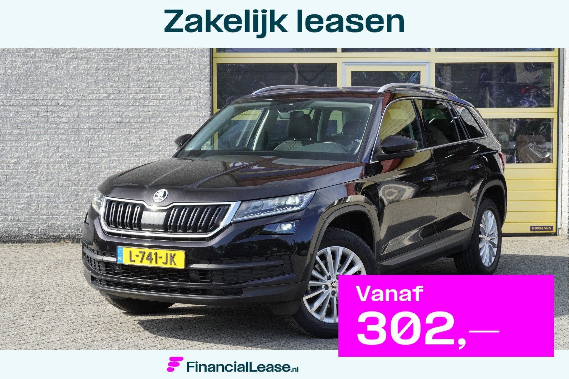 Skoda Kodiaq 1.5 TSI 150PK! Business Edition BJ2021 Lmv 18", Voorwielaandrijving, 4 cilinders, 150 pk, Leder en Stof