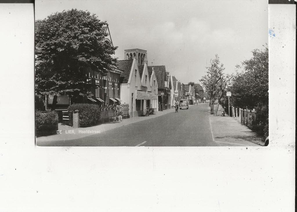 De Lier Hoofdstraat  Van der Mark, Ophalen of Verzenden, 1940 tot 1960, Ongelopen, Zuid-Holland