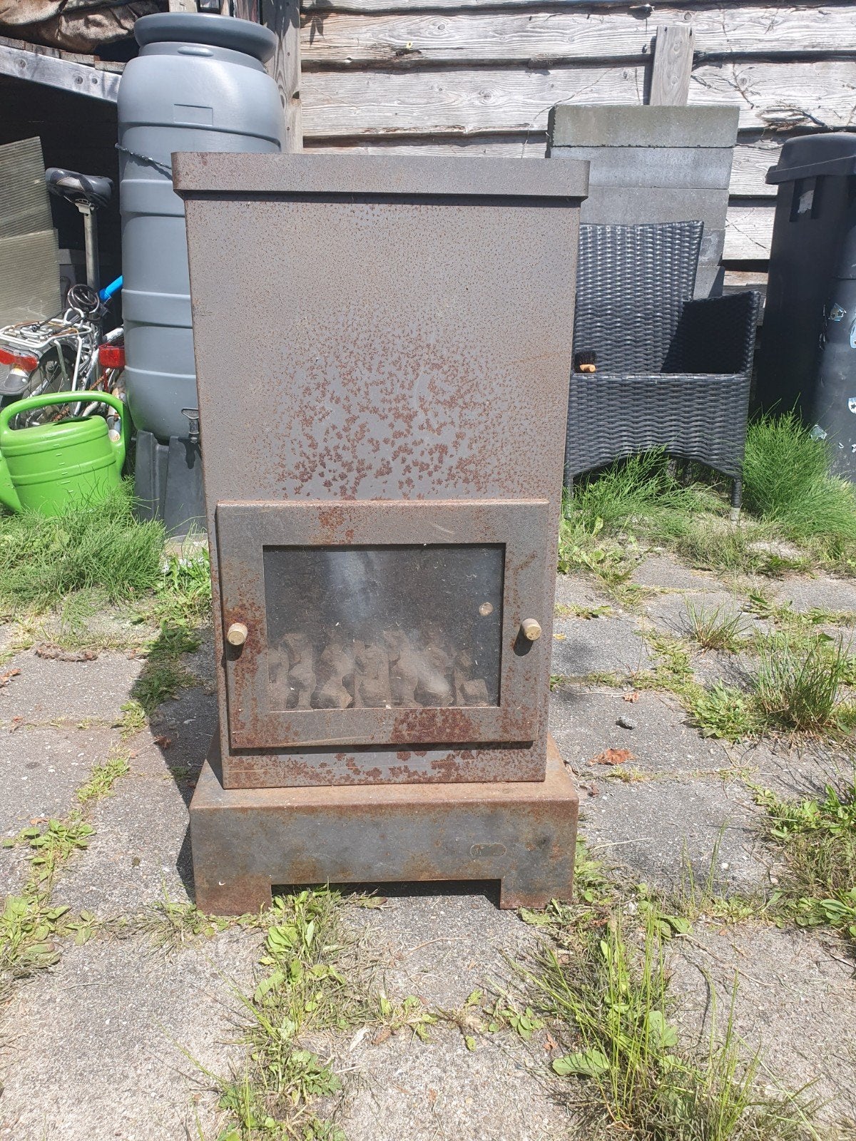 Robuuste Gaskachel - Ideaal voor Buiten of Werkplaats, Ophalen, Gebruikt, Gas, Vrijstaand