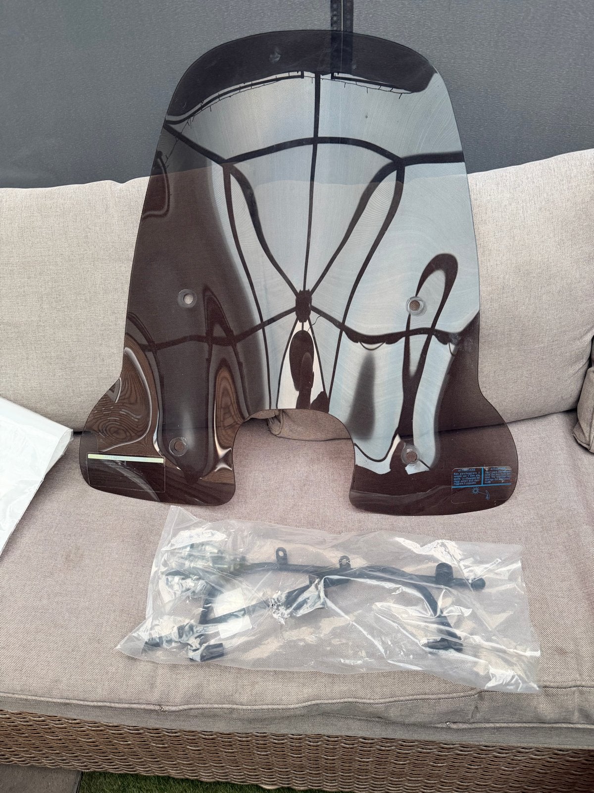 Windscherm sym fiddle, Motoren, Ophalen, Gebruikt