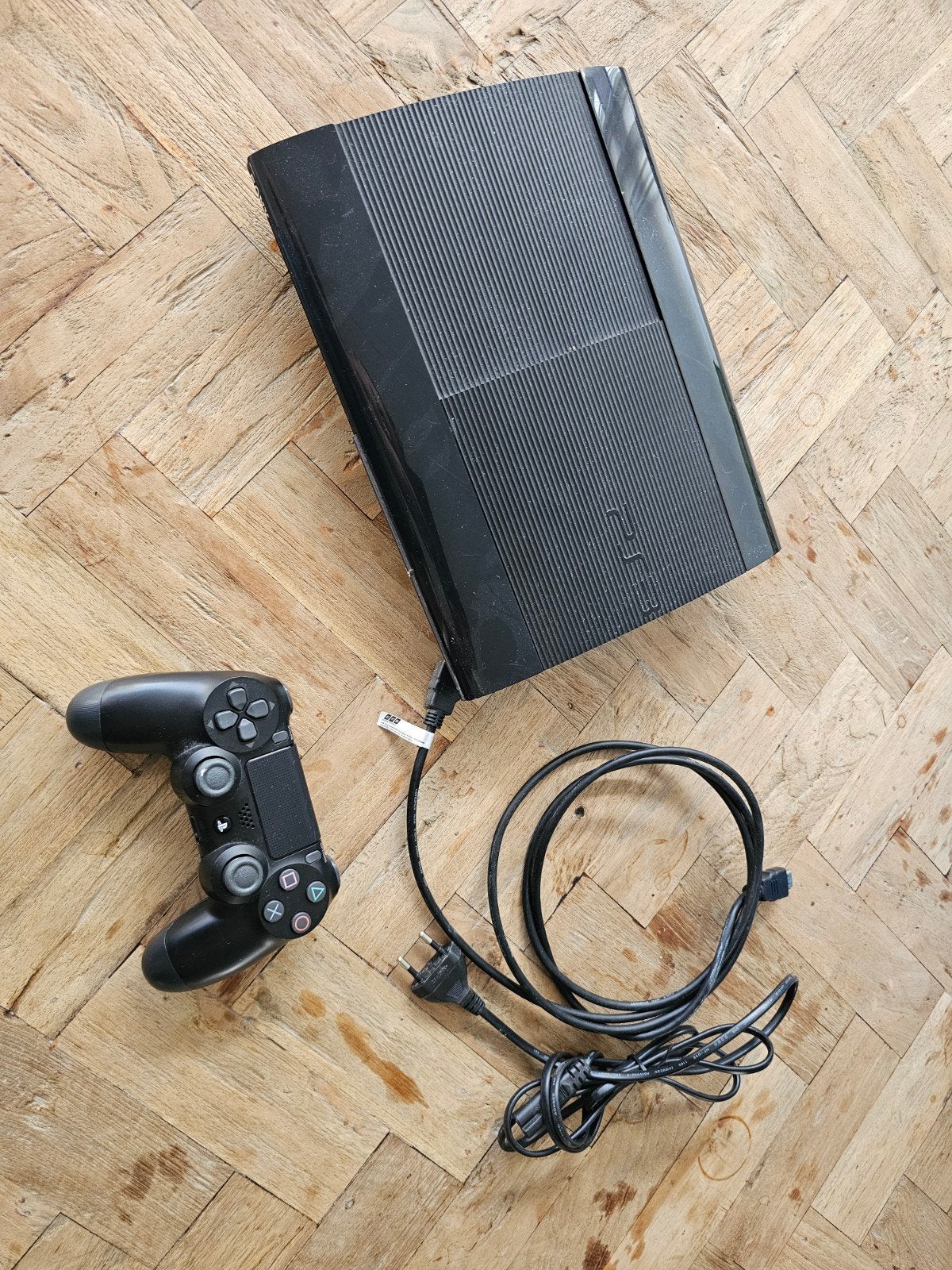 PS3 met 1 controller en 13 games, Spelcomputers en Games, Ophalen, Super Slim, Met 1 controller, Gebruikt