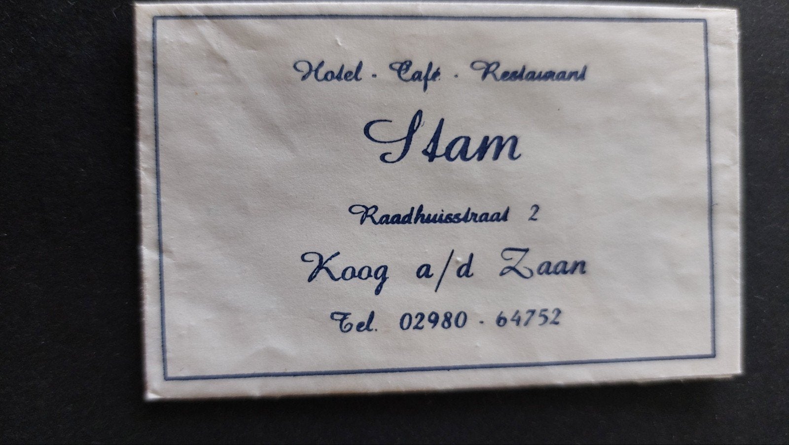 Koog a/d Zaan, Stam hotel café restaurant, Verzenden, Nederland